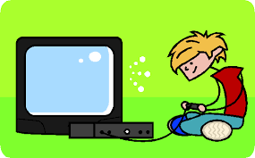 playing video games
