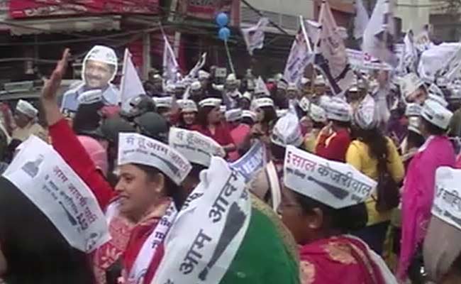 AAP’s Megha “Shakti Rally” Today In East Delhi,Kiran Bedi Constituency