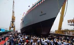 Navy’s new stealth destroyer INS Visakhapatnam launched in Mumbai