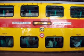air-conditioned double-decker superfast express train extended to Vijayawada weekly once