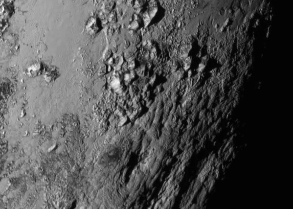 NASA releases the first close-up image of Pluto