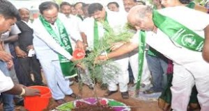 KCR launches “Telanganaku Haritha Haram”