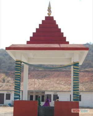 Mahatma Gandhi temple in Chityal,Telangana