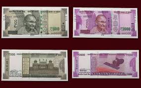 New Specimen Copy of 500,2000 rupees Notes